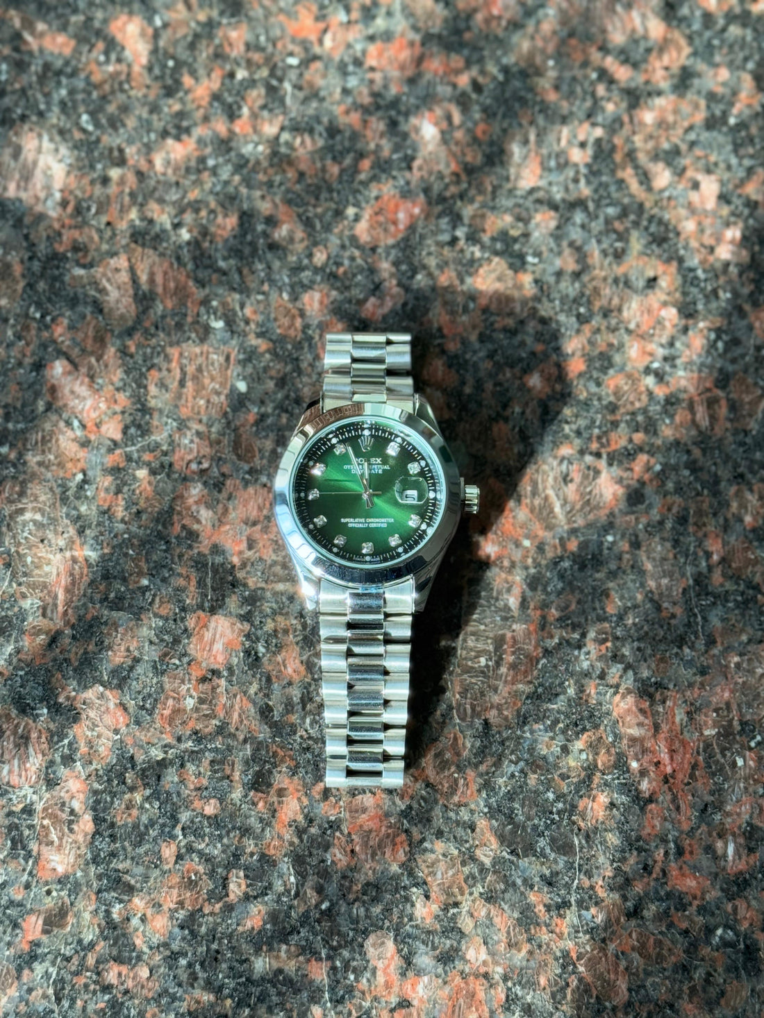 Rolex oyester perpetual day date (green edition)