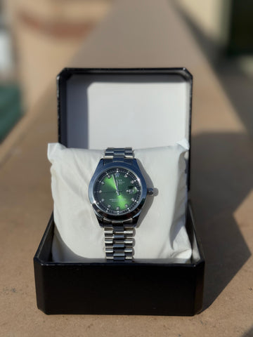 Rolex oyester perpetual day date (green edition)